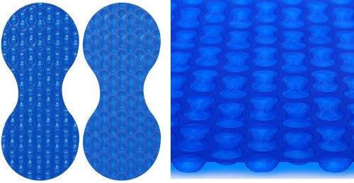 Folia solarna GeoBubble 400 mikronów – zbliżenie opatentowanej struktury bąbelków