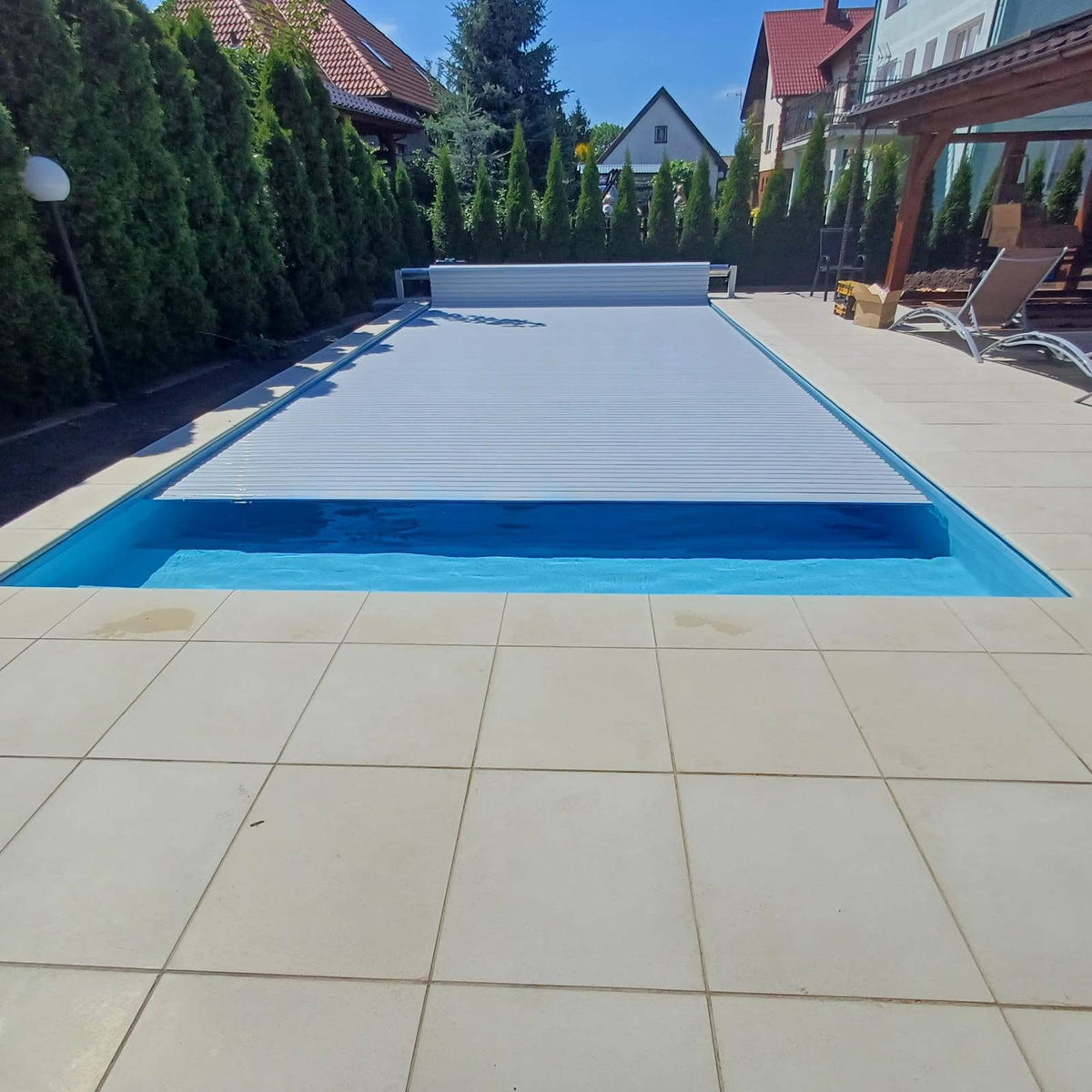 Roleta nawodna basenowa – realizacja NextStepPools